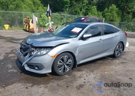 2017 Honda Civic Ex-T from USA, damaged, VIN 19XFC1F36HE013198